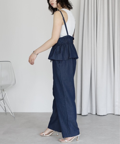 SOTT サロペット オーバーオール Peplum Jumpsuit ペプラム