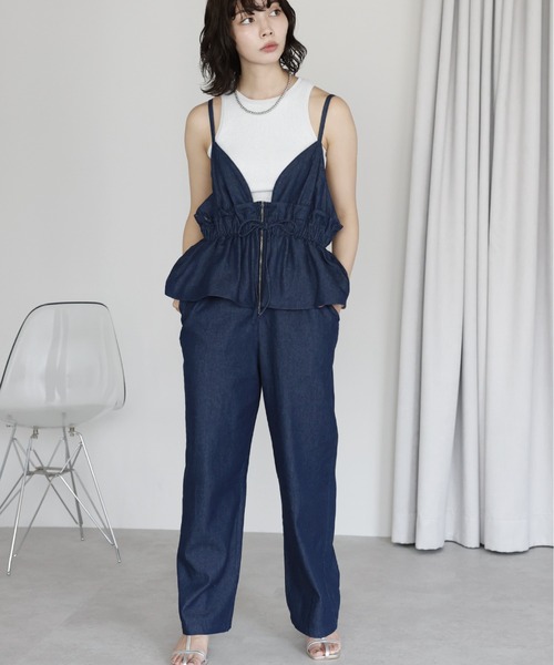SOTT サロペット オーバーオール Peplum Jumpsuit ペプラム