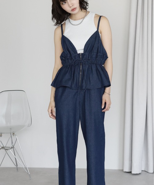 SOTT サロペット オーバーオール Peplum Jumpsuit ペプラム