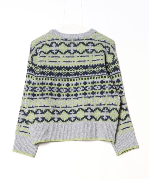 「LADY LUCK LUCA」 長袖ニット - グレー レディース_画像2