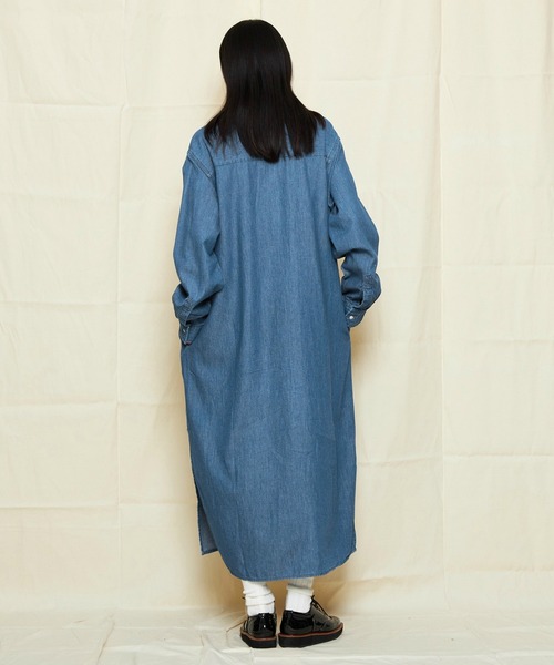Lee（リー） シャツワンピース DUNGAREES ワークデニムシャツドレス