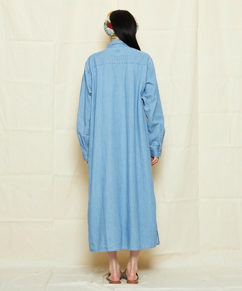Lee（リー） シャツワンピース DUNGAREES ワークデニムシャツドレス