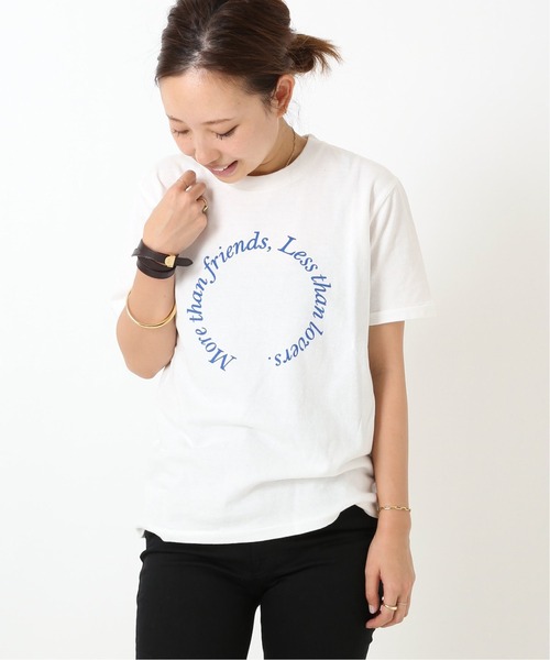 「Deuxieme Classe」 「EVERYDAY I LIKE.」半袖Tシャツ FREE ホワイト レディース Deuxieme Classe 「Deuxieme Classe」 半袖Tシャツ FREE