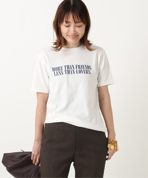 「Deuxieme Classe」 半袖Tシャツ FREE ホワイト レディース Deuxieme Classe 「Deuxieme Classe」 半袖Tシャツ FREE