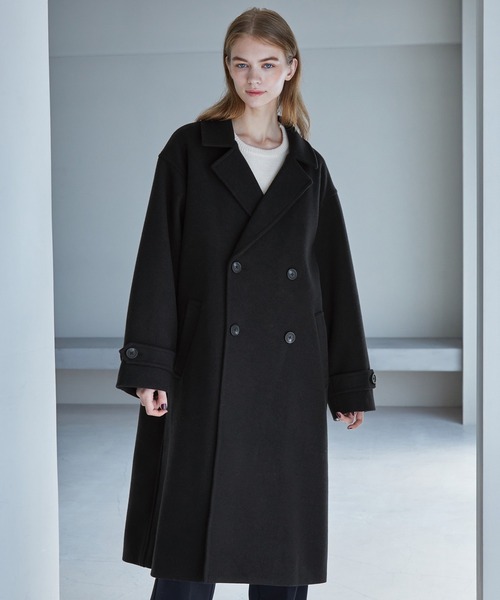 SERACE チェスターコート L ブラック メンズ : ZOZOTOWN Yahoo!店