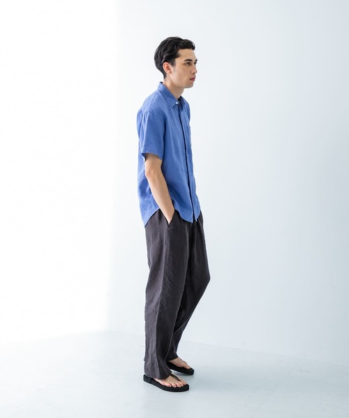 追加 Linen シャツ URBAN RESEARCH シャツ LINEN SHORT-SLEEVE SHIRTS メンズ