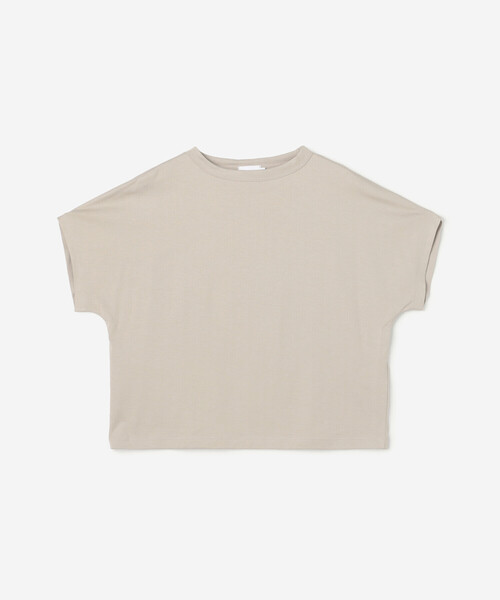 HANDVAERK キャップスリーブ 半袖 Tシャツ ホワイト S handvaerk tシャツ | 60/2 キャップスリーブTシャツ SOLID WOMEN