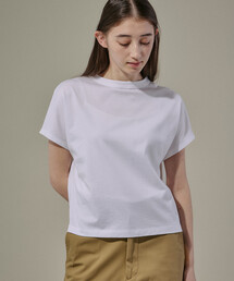 HANDVAERK キャップスリーブ 半袖 Tシャツ ホワイト S メール便可】シンプルなキャップスリーブTシャツ＊