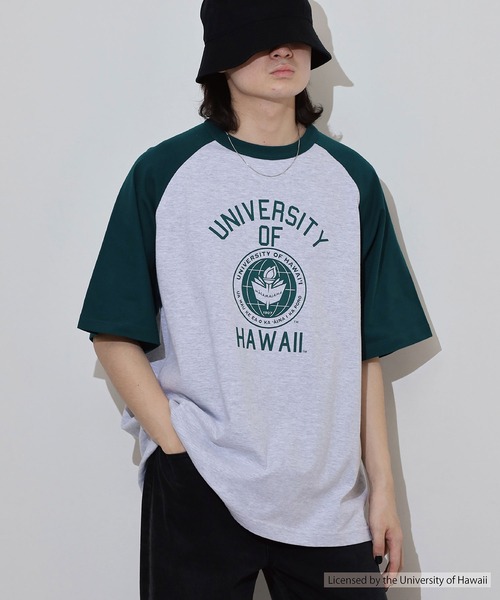 アトリエgg ggガレージ　ホットワッフルラグランT サイズ1h 新品 FUNALIVE tシャツ OVERSIZED RAGLAN T-SHIRT カレッジ ラグラン