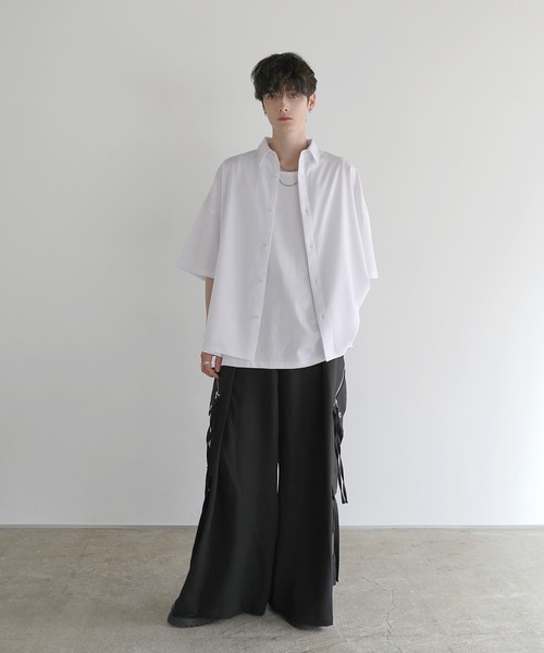 【専用】lelill 黒白パターン 長袖シャツ サイズ36 lelill 黒白パターン 長袖シャツ サイズ36