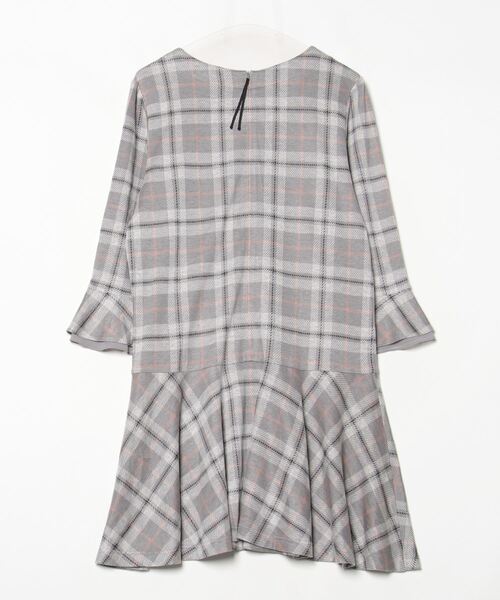 「Rose Tiara」 長袖ワンピース 46 グレー レディース_画像2