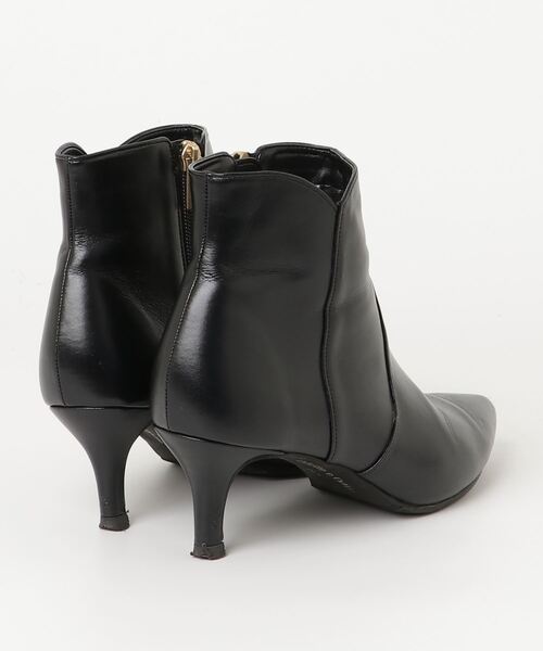 「ODETTE E ODILE」 ショートブーツ 24.5cm ブラック レディース_画像2