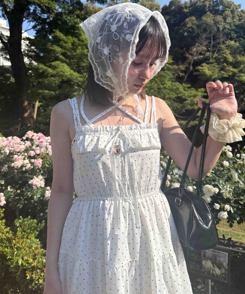 tutuha GLAVIL キャミレースワンピース レーススカルモチーフキャミ