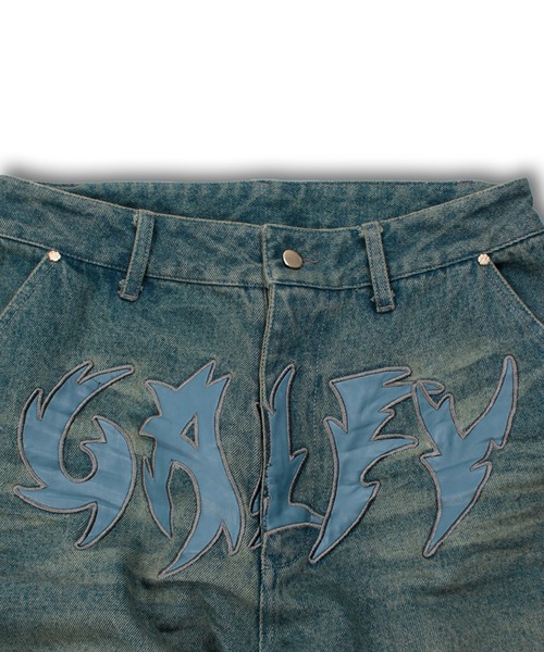 GALFY ジーンズ 「GALFY/ガルフィー」部族長デカ短パン メンズ