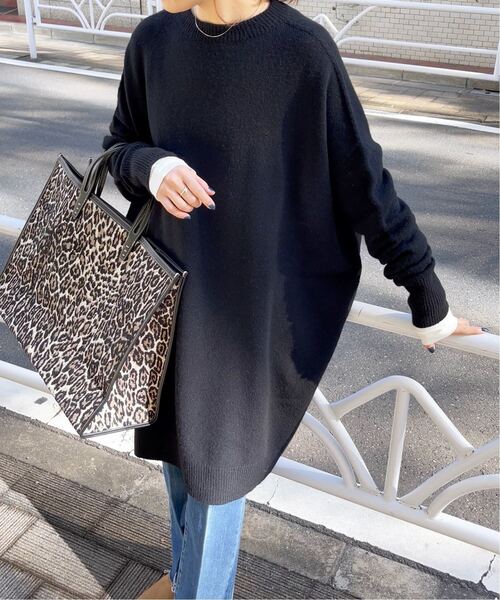 「Spick & Span」 長袖カットソー FREE ブラック レディース Spick＆Span 「Spick & Span」 長袖カットソー FREE ブラック