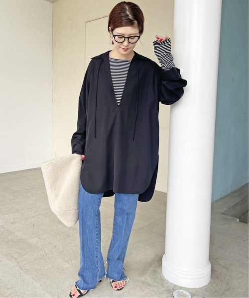 「Spick & Span」 長袖カットソー FREE ブラック レディース Spick＆Span 「Spick & Span」 長袖カットソー FREE ブラック