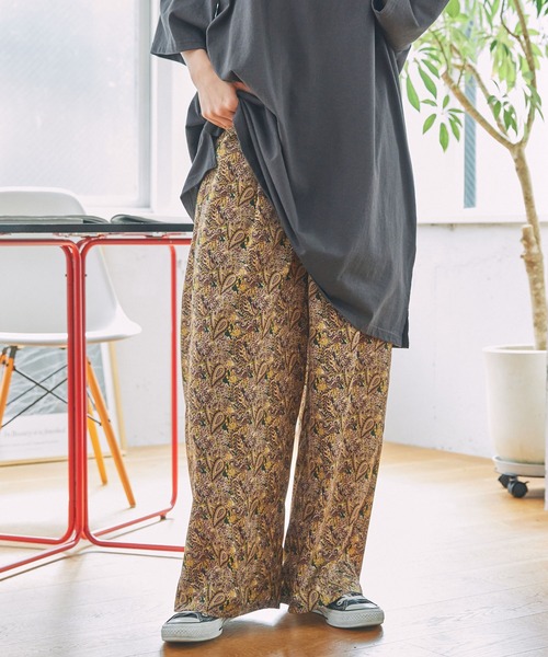 パンツ ペイズリーイージーパンツ レディース メンズ : ZOZOTOWN Yahoo