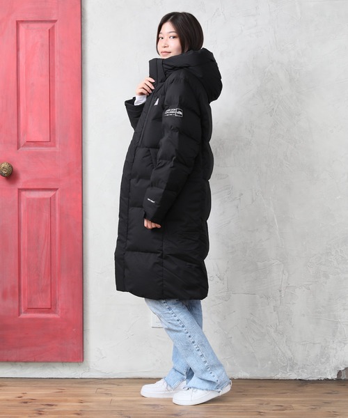 【美品】ノースフェイス ダウンコート グースダウン ロゴ刺繍 黒ブラック THE NORTH FACE（ザ ノースフェイス） ダウンコート M ブラック メンズ