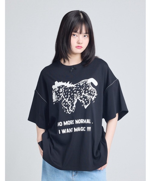 tシャツ /little sunny bite/pony big tee レディース メンズ