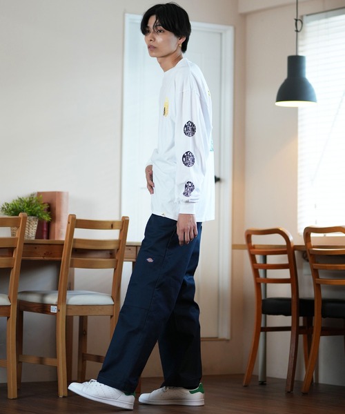 「TOY MACHINE」 長袖Tシャツ M サンドベージュ メンズ