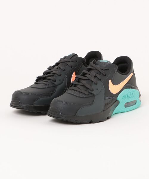 【NIKE】 ナイキ AIRMAX EXCEE LEATHER BLK/OG PLS 国内発送 NIKE スニーカー ナイキ AIRMAX EXCEE LEATHER エア マックス