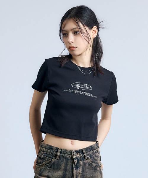 【完売品】jentlouis ラインストーンTシャツ jentlouis ラインストーンTシャツ - メルカリ
