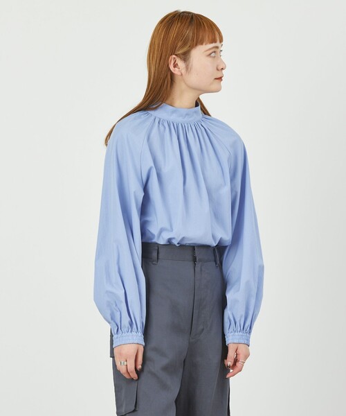 「MACKINTOSH PHILOSOPHY」 長袖ブラウス 2 ブルー レディース