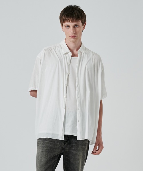 トップス KANEMASA PHIL.46G Artisan L/S Shirt ecru fit=scale-down,w=1200