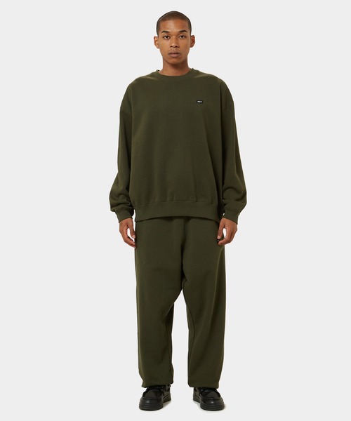 HUF（ハフ） スウェットカットソー MEDIUM ブラック メンズ : ZOZOTOWN