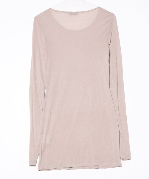 「Acne Studios」 長袖カットソー S ベージュ レディース