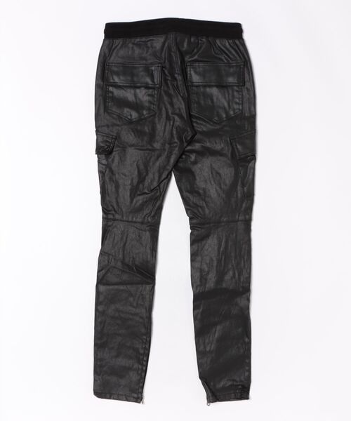 パンツ mnml CARGO DRAWCORD PANTS | WAXED BLACK パンツ mnml ZIP CARGO DRAWCORD PANTS / BLACK mnml ZIP CARGO