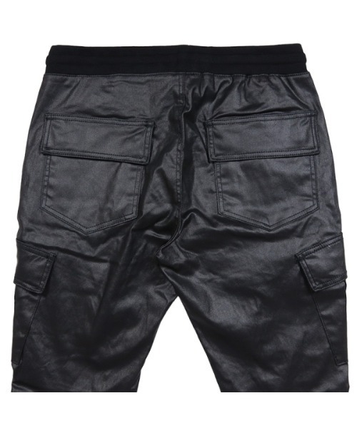 mnml（ミニマル） ジーンズ 「mnml」CARGO DRAWCORD WAXED PANTS 「I