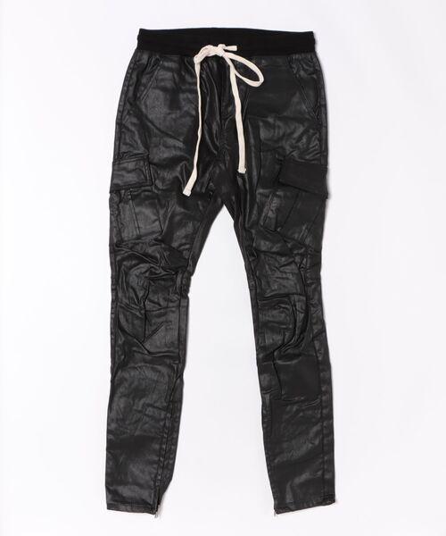 mnml（ミニマル） ジーンズ 「mnml」CARGO DRAWCORD WAXED PANTS 「I