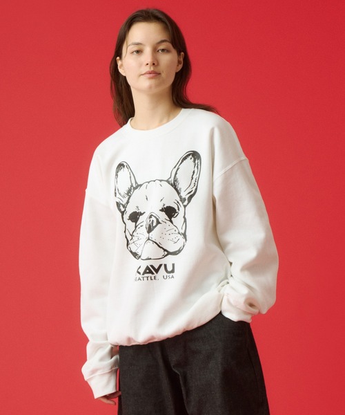 ぽわぽわです。 KAVU（カブー） トレーナー スウェット 22 Dog Sweat/ドッグスウェット
