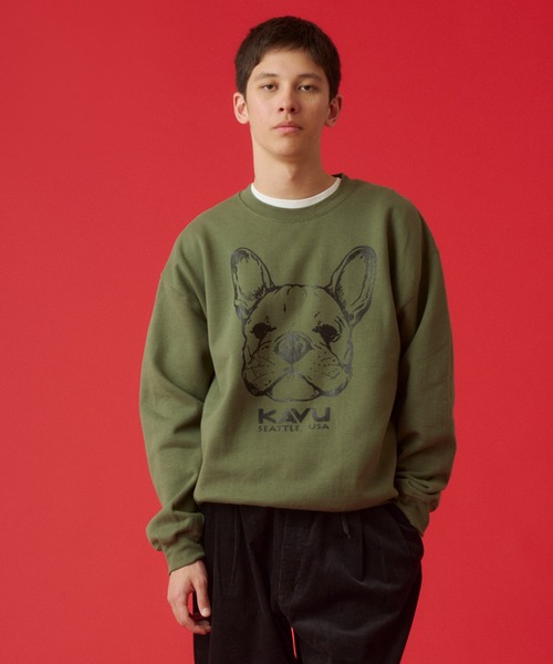 KAVU（カブー） トレーナー スウェット 22 Dog Sweat/ドッグスウェット