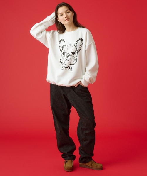 KAVU（カブー） トレーナー スウェット 22 Dog Sweat/ドッグスウェット
