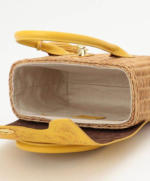 「CARVING TRIBES」 かごバッグ FREE ダークブラウン レディース_画像4