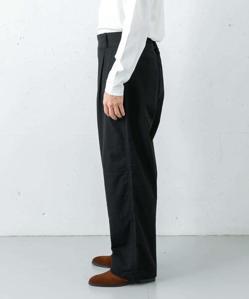 ATON（エイトン） パンツ ATON HARD WASHED M-47 PANTS メンズ