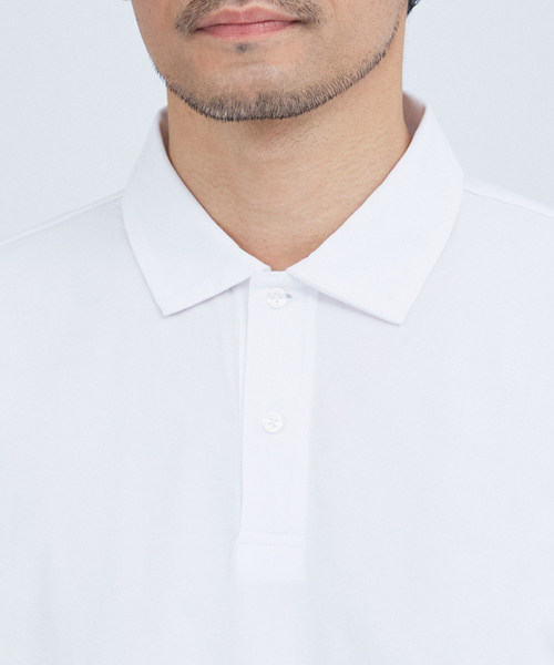 「ABAHOUSE GRAY」 半袖ポロシャツ 46 ブラック メンズ_画像7