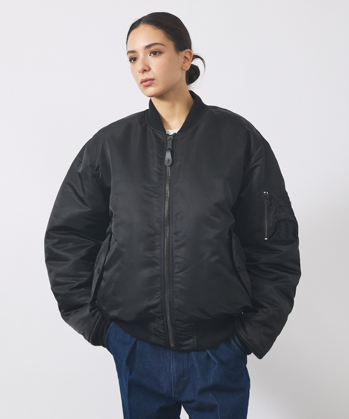 VALLEY APPAREL MA-1 フライトジャケット ブラック VALLEY APPAREL ma1 ma-1 「Valley Apparel / バレーアパレル