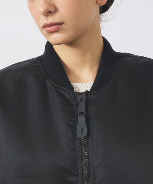 VALLEY APPAREL MA-1 M ブラックジャケット VALLEY APPAREL ma1 ma-1 「Valley Apparel / バレーアパレル
