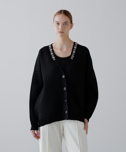 ADORE（アドーア） カーディガン ビジューカーディガン レディース
