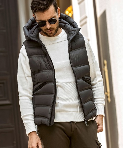 1PIU1UGUALE3 RELAX ダウンベスト ベスト 1PIU1UGUALE3 RELAX(ウノピゥ