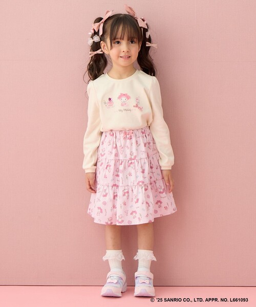 sanrio（サンリオ） tシャツ 「マイメロディ＆クロミ×ANY KIDS」長袖T