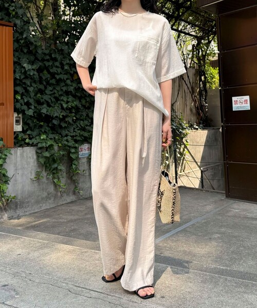 「fredy emue」 半袖ブラウス 38 ベビーピンク レディース_画像6