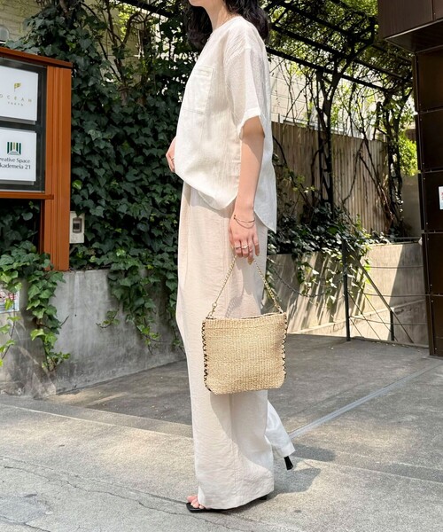 「fredy emue」 半袖ブラウス 38 ベビーピンク レディース_画像7