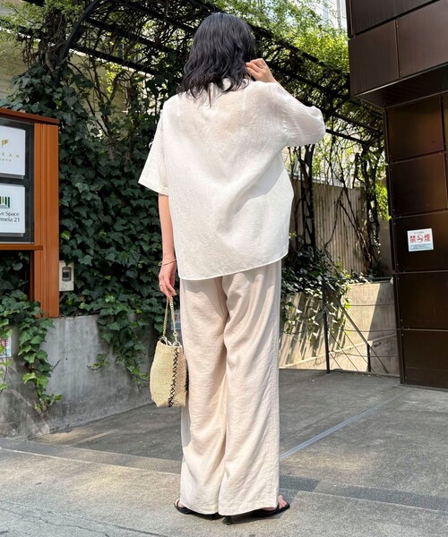 「fredy emue」 半袖ブラウス 38 ベビーピンク レディース_画像8