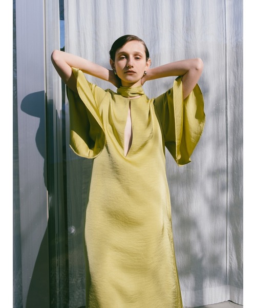 sahara（サハラ） 半袖ワンピース FREE ライトブルー レディース