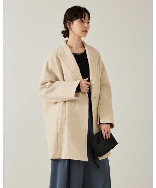 qualite（カリテ） コート チェスターコート ロービングオックスコート