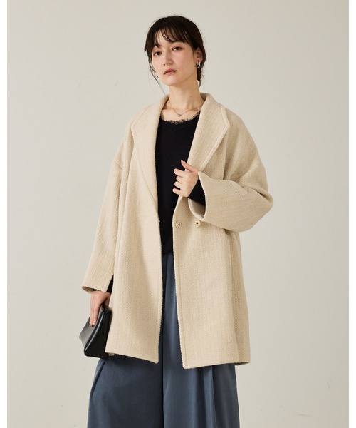 qualite（カリテ） コート チェスターコート ロービングオックスコート